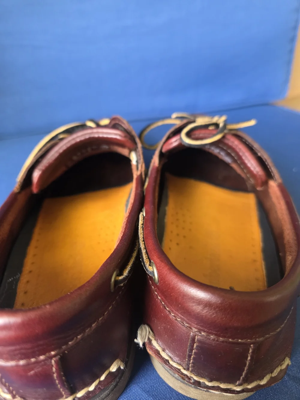 Timberland Men’s Y2K Classic Leather Boat Shoes Brown 8.5M